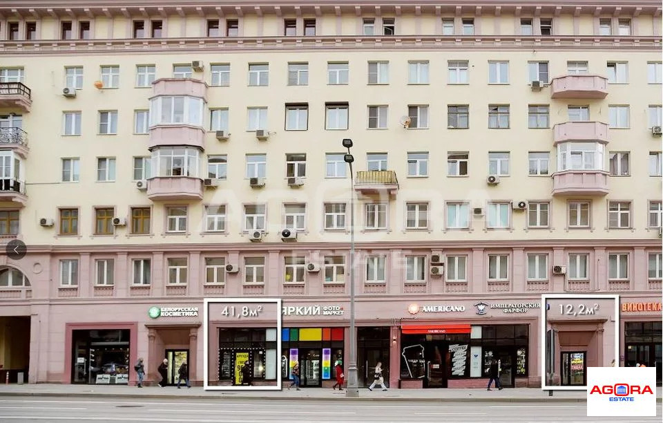 Аренда торгового помещения, м. Улица 1905 года, ул. Красная Пресня - Фото 1
