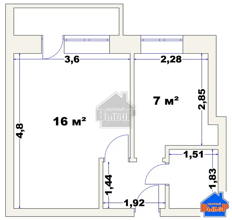 Продается 1-к квартира, ул. Побратимов, д. 16 - Фото 8