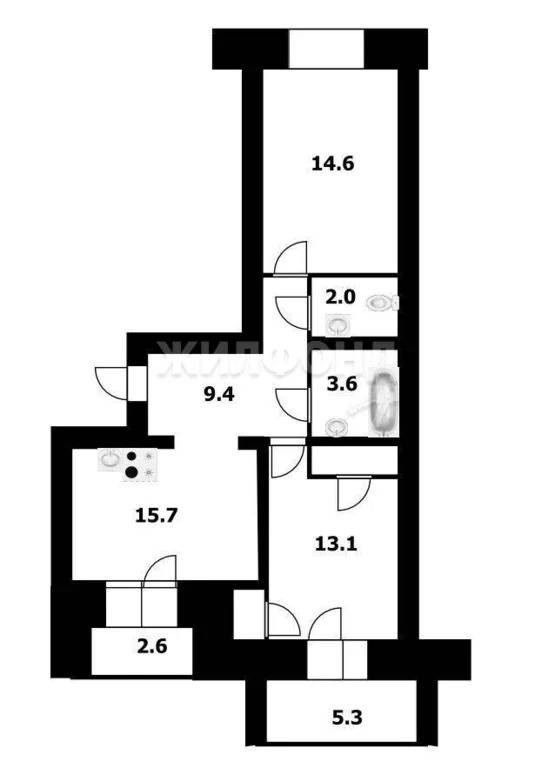 Продажа квартиры, Новосибирск, ул. Аникина - Фото 14