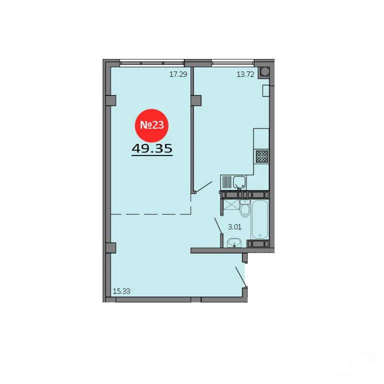 Продажа квартиры в новостройке, Белоглинка, Симферопольский район, ... - Фото 2