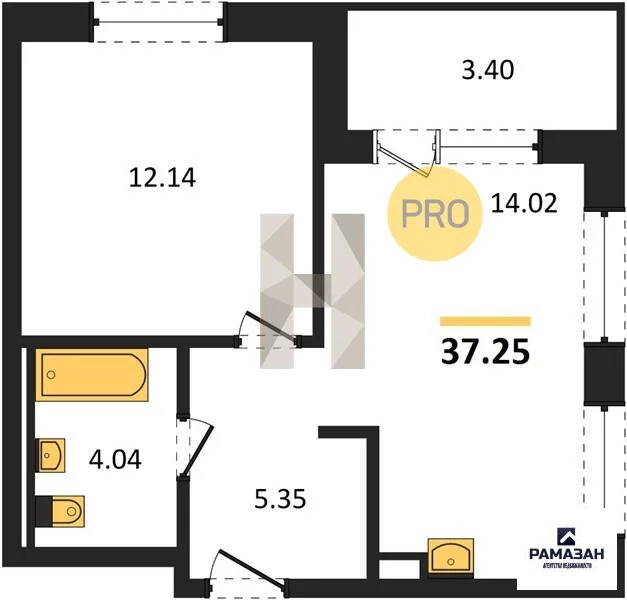Продажа квартиры в новостройке, Казань, м. Козья слобода, ул. ... - Фото 1