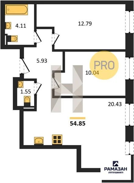 Продажа квартиры в новостройке, Казань, м. Козья слобода, ул. ... - Фото 1