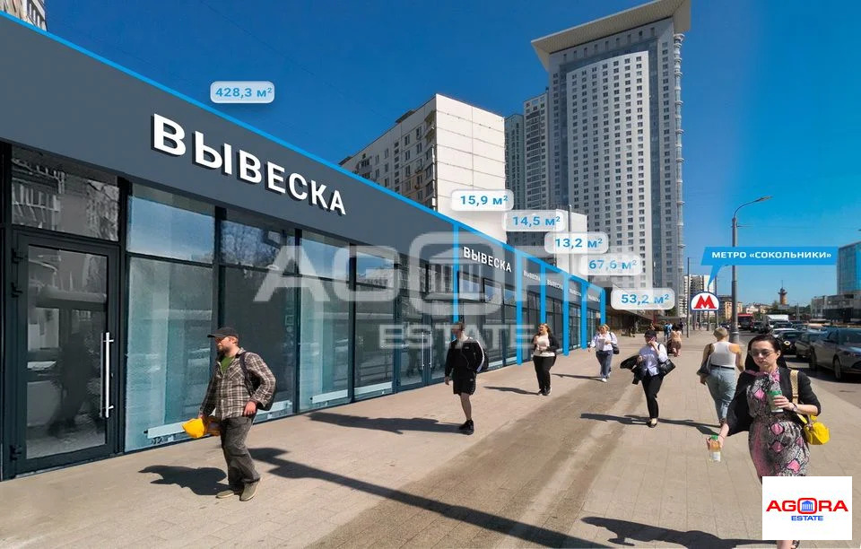 Аренда торгового помещения, м. Сокольники, ул. Русаковская - Фото 1