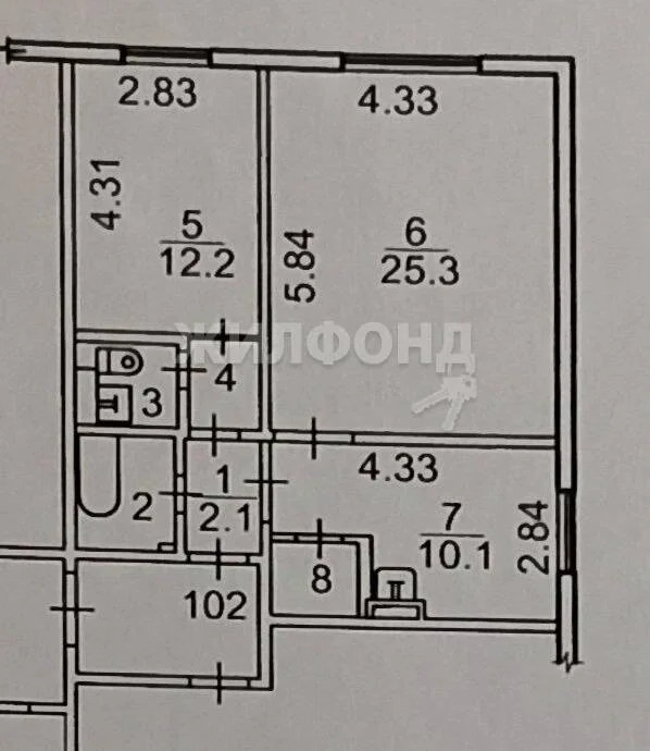 Продажа квартиры, Новосибирск, Татьяны Снежиной - Фото 9