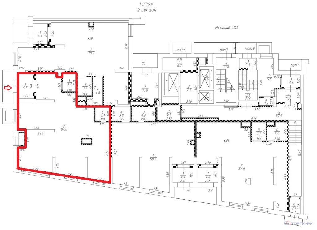 Продажа торгового помещения, 6-я Радиальная улица - Фото 5
