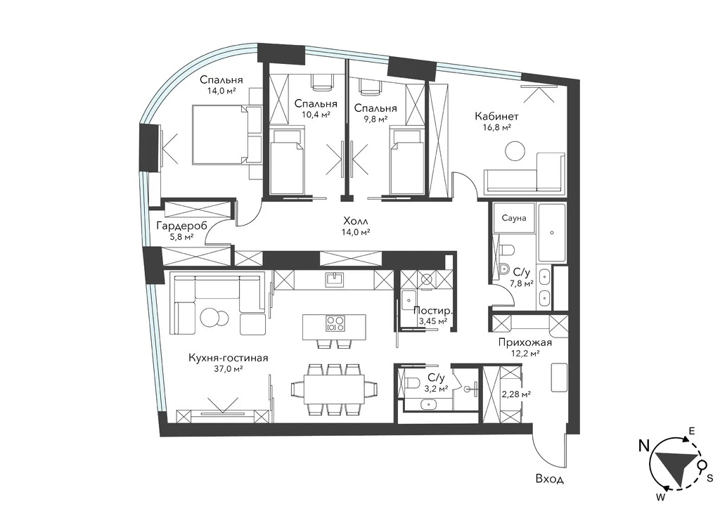 Продам 5-комн. квартиру 143 кв.м. - Фото 3