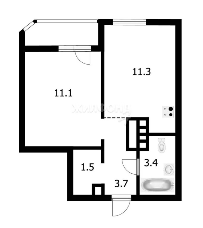 Продажа квартиры, Новосибирск, ул. Одоевского - Фото 15