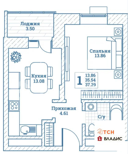 Продажа квартиры, Монино, Щелковский район, улица Генерала Ковачевича - Фото 7