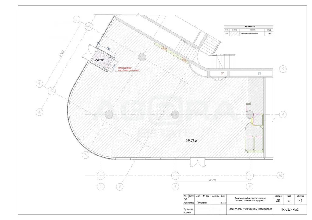 Аренда торгового помещения, м. Улица 1905 года, 1-й Земельный пер - Фото 8