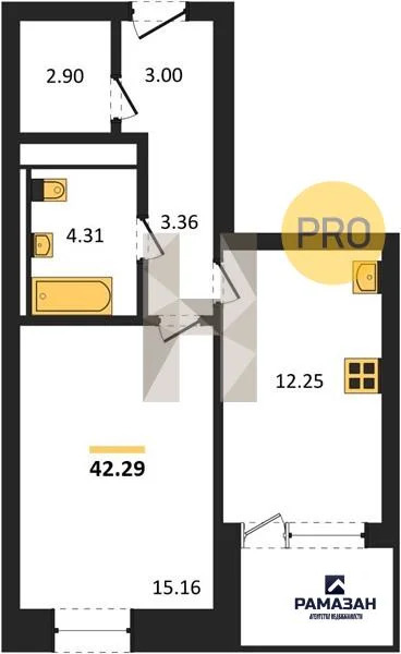 Продажа квартиры в новостройке, Казань, м. Горки, ул. Родины - Фото 1