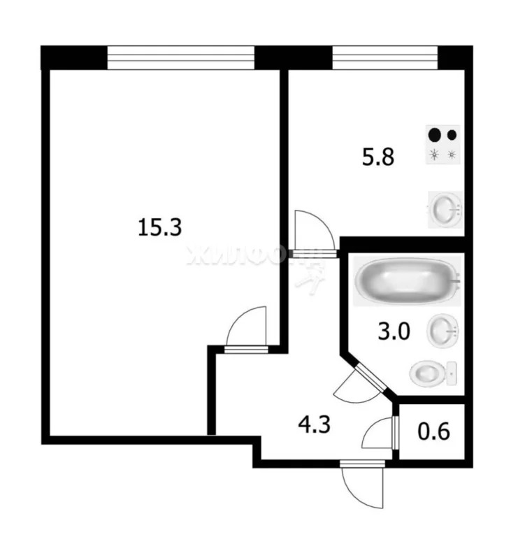 Продажа квартиры, Новосибирск, 9-й Гвардейской Дивизии - Фото 5