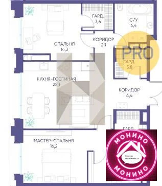 Продажа квартиры в новостройке, м. Спортивная, ул. Погодинская - Фото 0