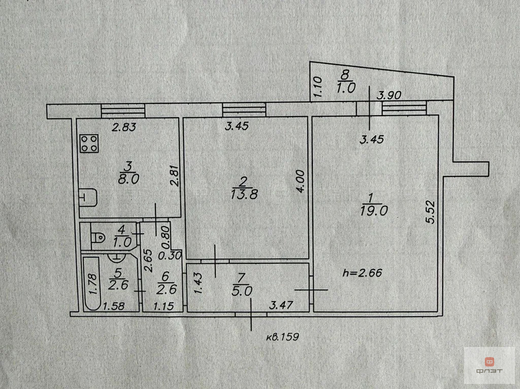 Продажа квартиры, Казань, ул. Академика Глушко - Фото 29