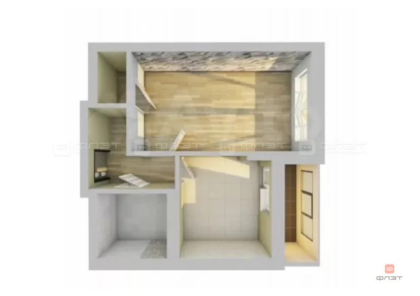 Продажа квартиры, Казань, ул. Александра Курынова - Фото 11