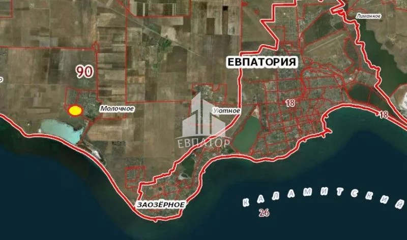 Лимановка евпатория карта