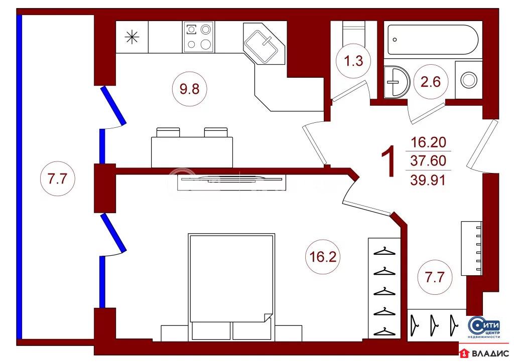 Продажа квартиры, Воронеж, ул. Станкевича - Фото 12