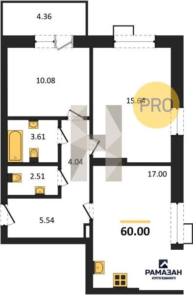 Продажа квартиры в новостройке, Казань, м. Яшьлек, Фатыха Амирхана ул. - Фото 1