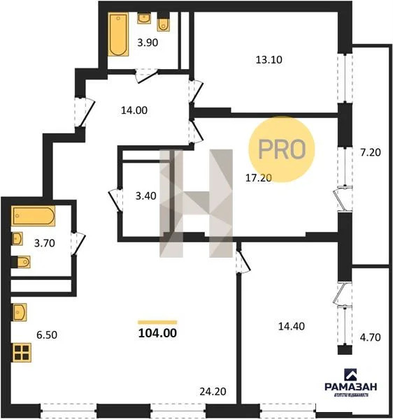 Продажа квартиры в новостройке, Казань, м. Козья слобода, ул. ... - Фото 1