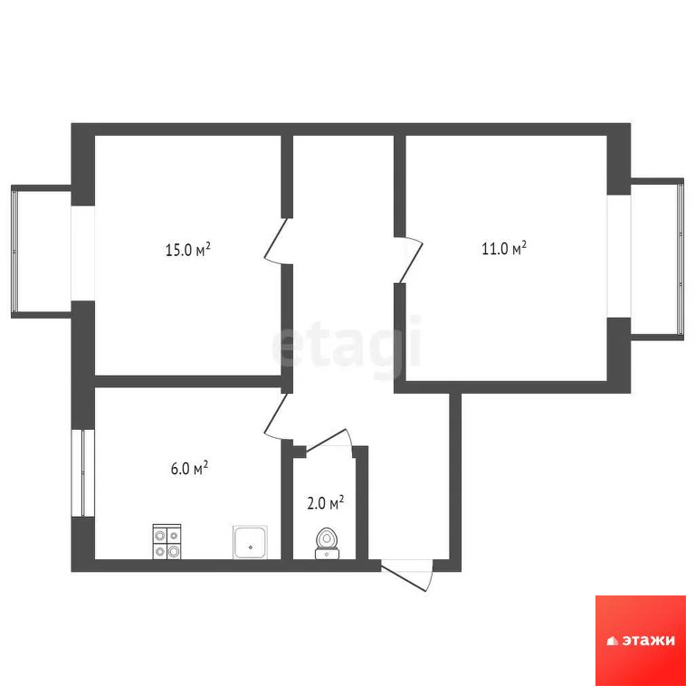 Продажа квартиры, Саки, ул. Курортная - Фото 17