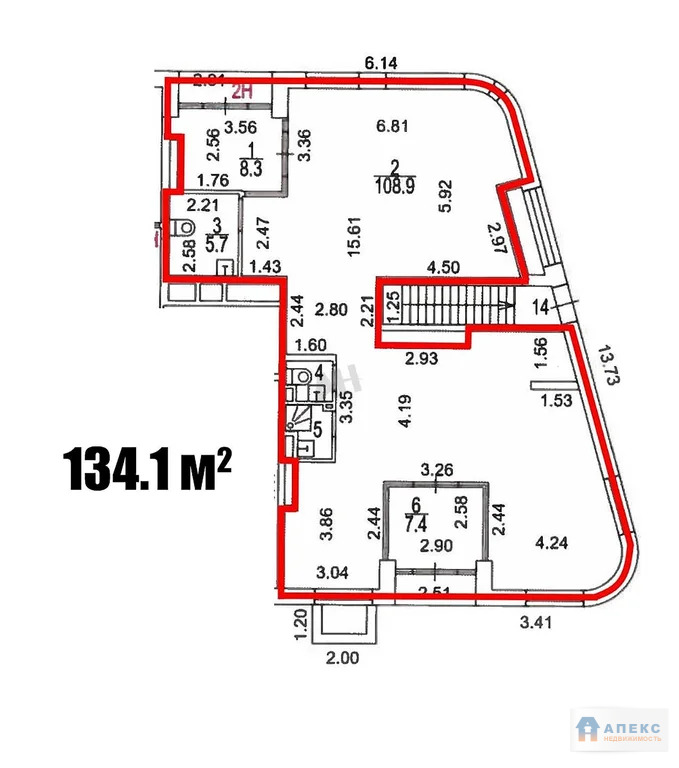 Продажа помещения (ПСН) пл. 134 м2 под авиа и ж/д кассу, аптеку, банк, ... - Фото 1