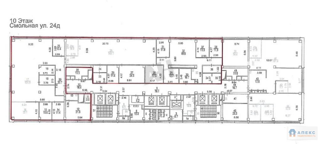 Аренда офиса 678 м2 м. Речной вокзал в бизнес-центре класса В в ... - Фото 6