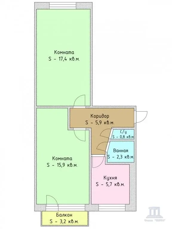 Продаю 2 к квартиру на СЖМ O`Kей в Ростове-на-Дону ул. Добровольского - Фото 12