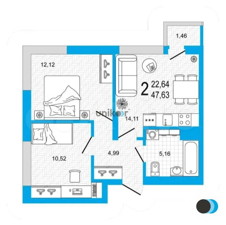 Продажа квартиры, Уфа, улица Воинов-Интернационалистов - Фото 3