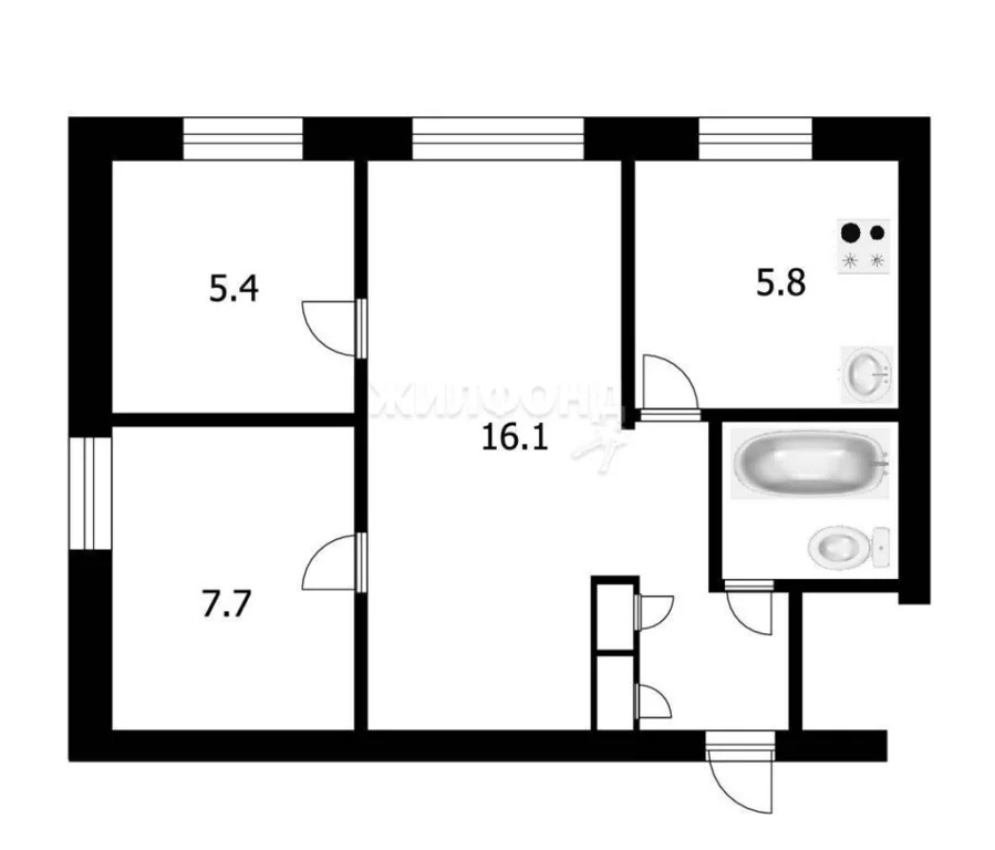 Продажа квартиры, Новосибирск, ул. Римского-Корсакова - Фото 11