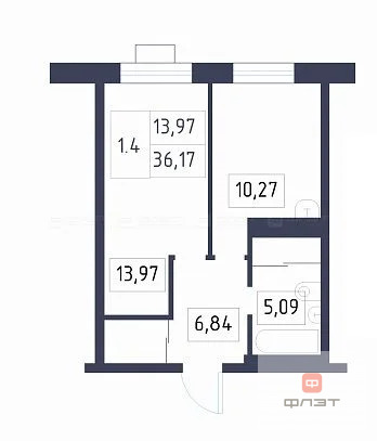 Продажа квартиры в новостройке, Казань, проезд. Детский - Фото 4