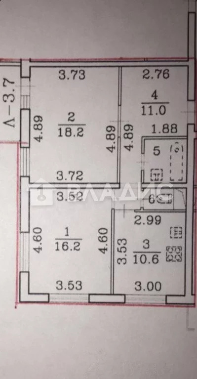 Санкт-Петербург, Хасанская улица, д.10к2, комната на продажу - Фото 3
