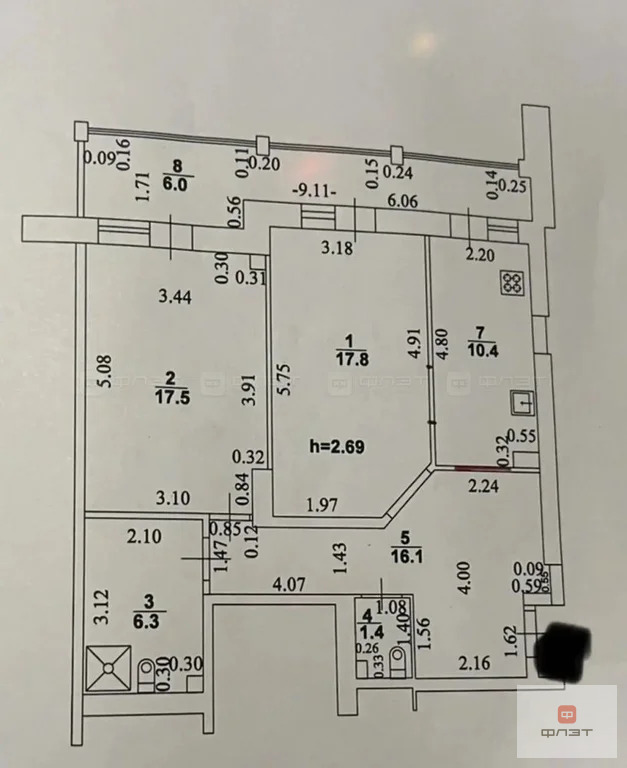 Продажа квартиры, Казань, ул. Курашова - Фото 13