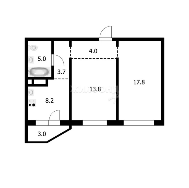 Продажа квартиры, Новосибирск, Ясный Берег - Фото 9