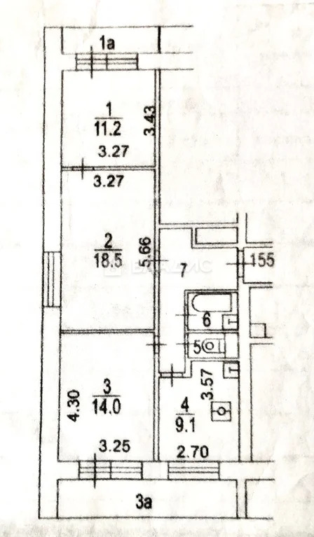 Москва, улица Черняховского, д.9к2, комната на продажу - Фото 30