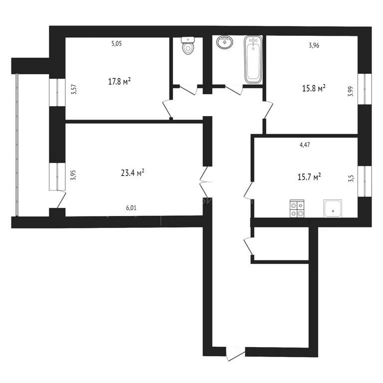 Продажа квартиры, Тюмень, г Тюмень - Фото 2