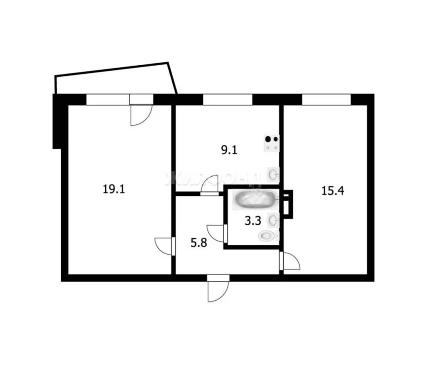 Продажа квартиры, Новосибирск, ул. Ветлужская - Фото 11