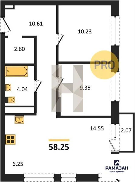 Продажа квартиры в новостройке, Казань, м. Проспект Победы, ... - Фото 1