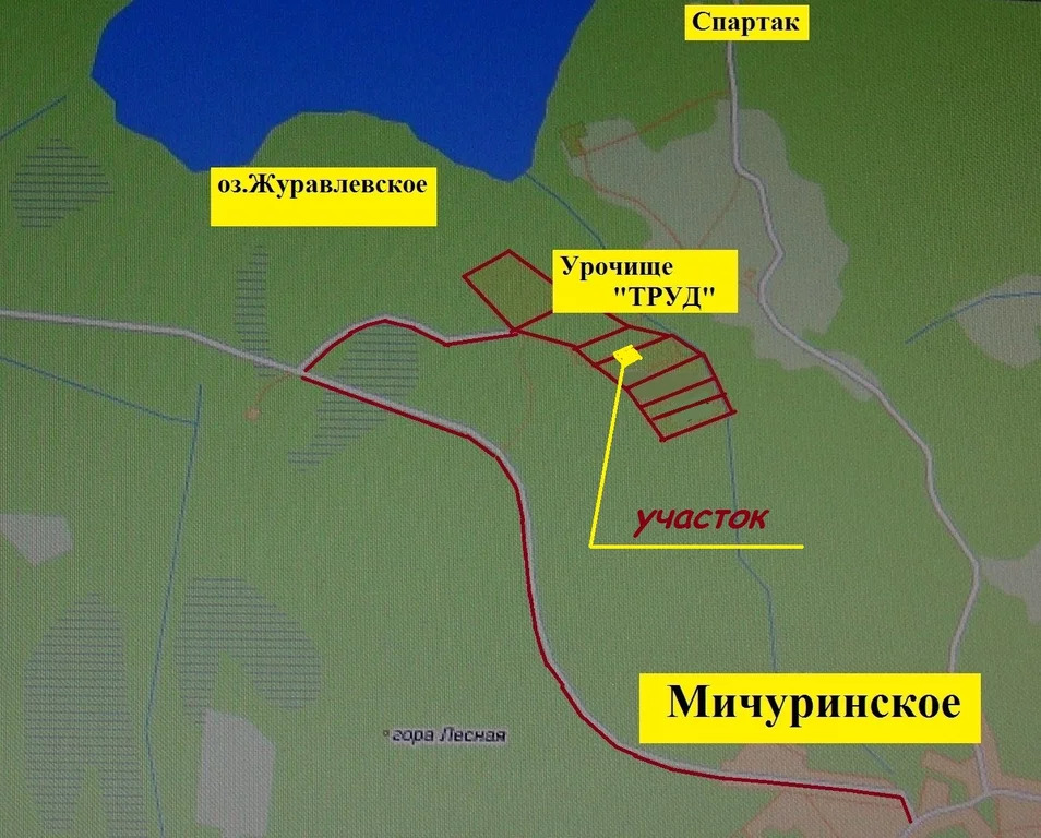 Карта мичуринское приозерский район