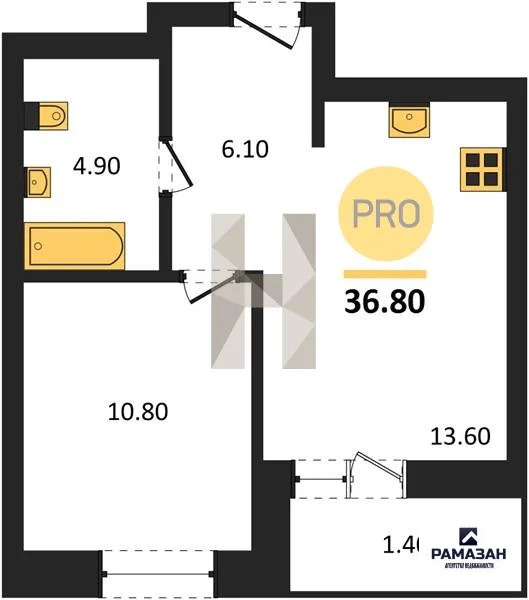 Продажа квартиры в новостройке, Казань, м. Горки, ул. Родины - Фото 1