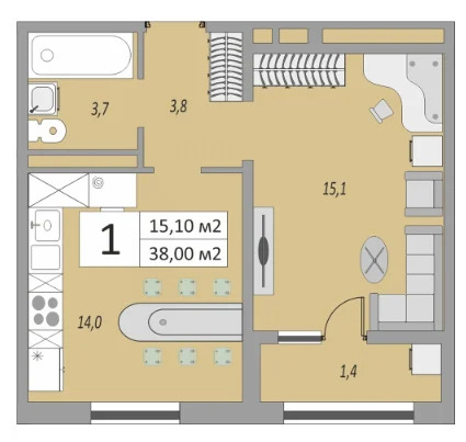 Продажа квартиры, Оренбург, ул. Юркина - Фото 11