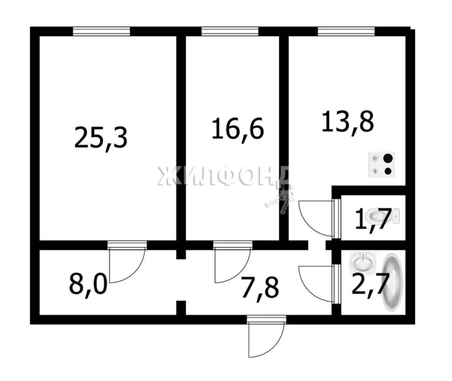 Продажа квартиры, Новосибирск, Владимира Высоцкого - Фото 10