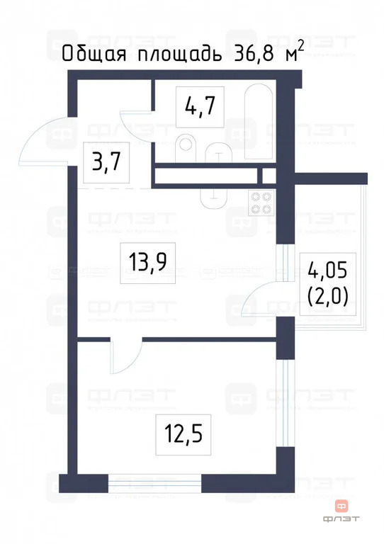 Продажа квартиры, Октябрьский, Зеленодольский район, ул. Новая - Фото 16