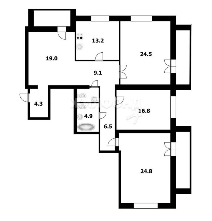 Продажа квартиры, Новосибирск, ул. Лесосечная - Фото 24