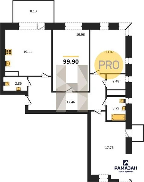 Продажа квартиры в новостройке, Усады, Лаишевский район, Горизонт ул. - Фото 1