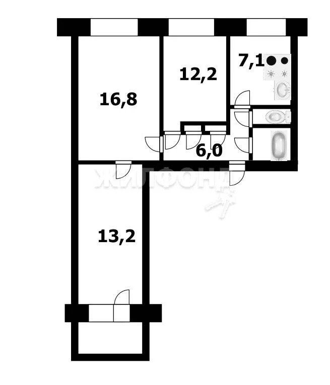 Продажа квартиры, Новосибирск, ул. Дуси Ковальчук - Фото 14