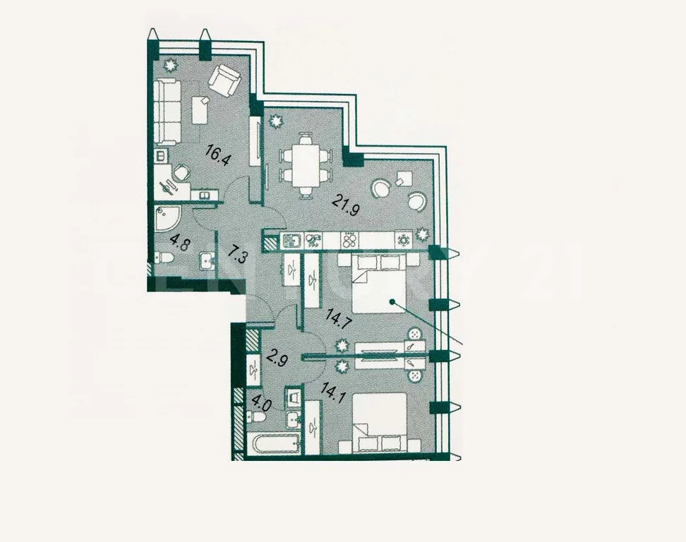 Продажа квартиры, Братьев Весниных б-р. - Фото 8