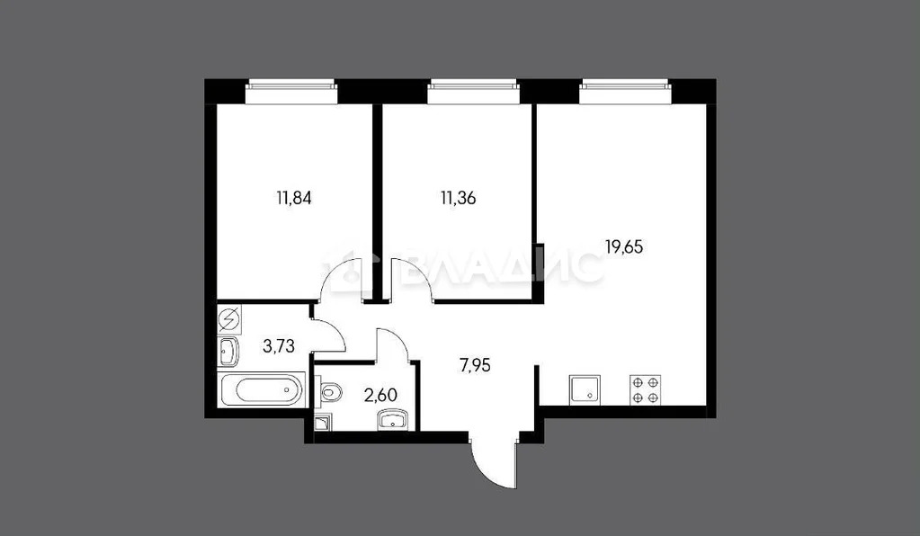 Москва, Олонецкая улица, д.4, 2-комнатная квартира на продажу - Фото 17