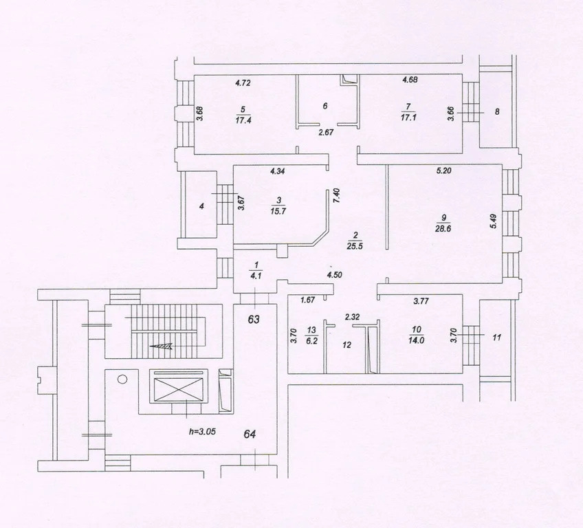 Сдается 4-комн. квартира 145.7 кв.м. - Фото 13