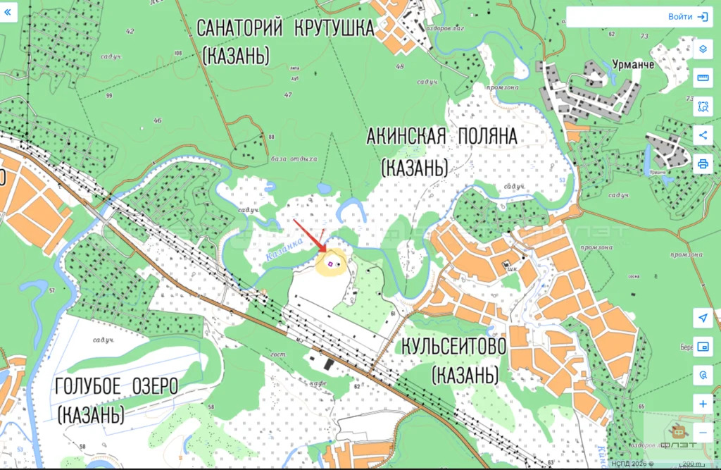 Продажа участка, Дачное, Высокогорский район, ул. Речная - Фото 2