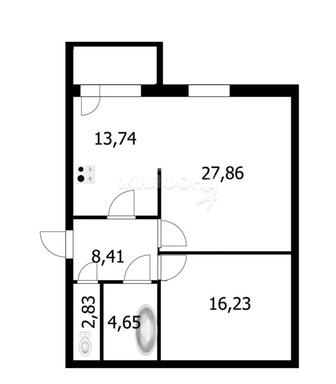 Продажа квартиры, Краснообск, Новосибирский район, 6-й микрорайон - Фото 22