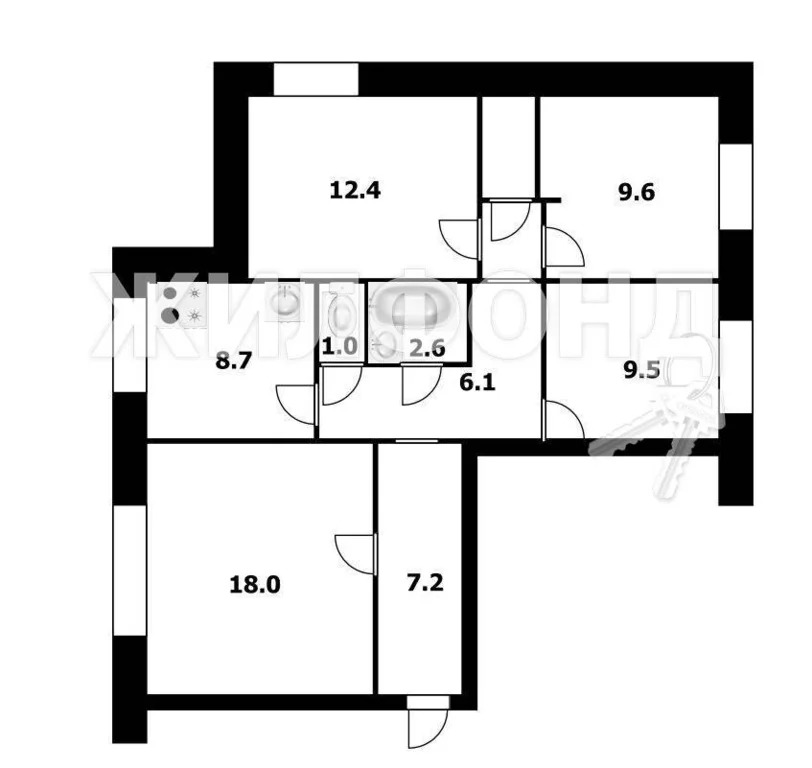 Продажа квартиры, Новосибирск, ул. Молодости - Фото 7